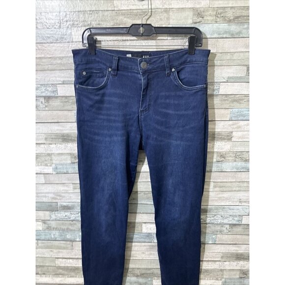 Women’s Kut From The Kloth Denim Jeans Dark Wash Skinny Leg Size 10 - Picture 3 of 16